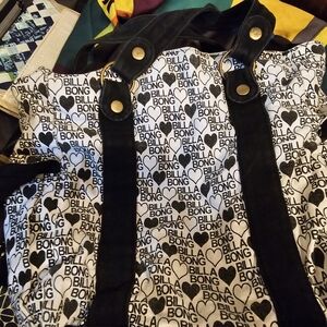 Billabong Heart Pattern Kids Tote Bag